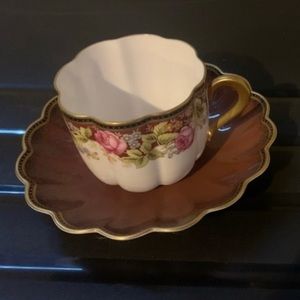 Antique Tea cup and matching saucer